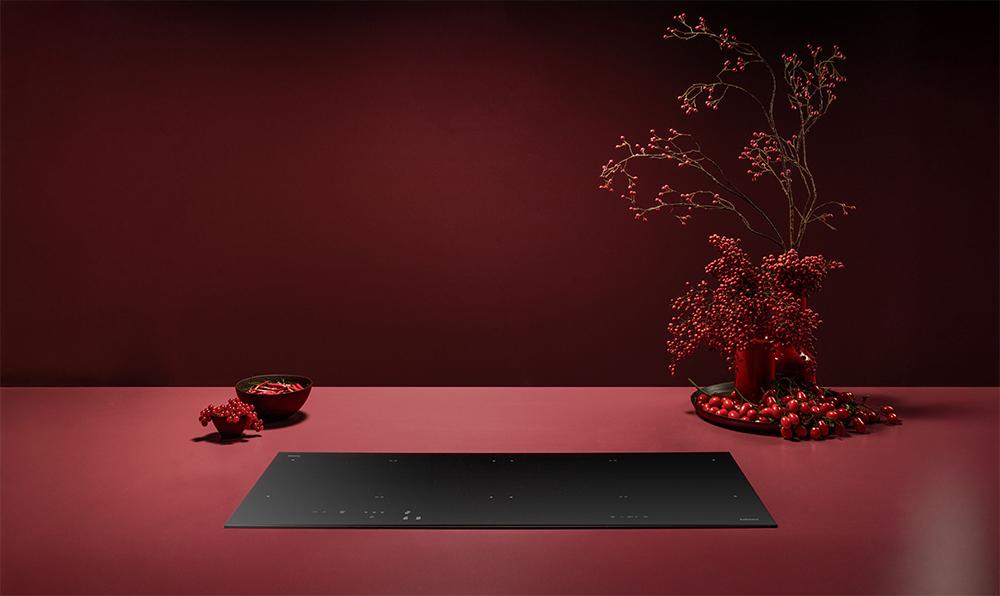 FALMEC induction hob 89x40 cm MATT BLACK with Dialogue System