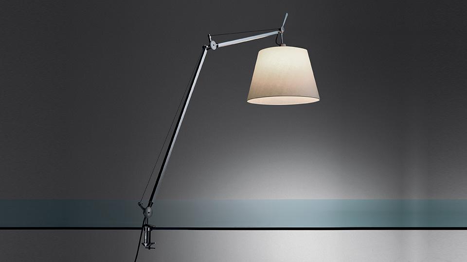 ARTEMIDE lamp TOLOMEO MEGA LED 2700K TABLE with clamp