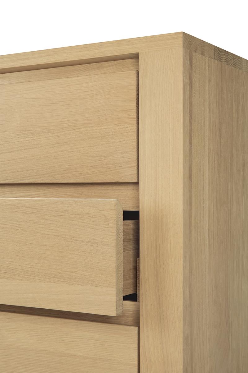 ETHNICRAFT buffet SHADOW avec 3 portes et 3 tiroirs