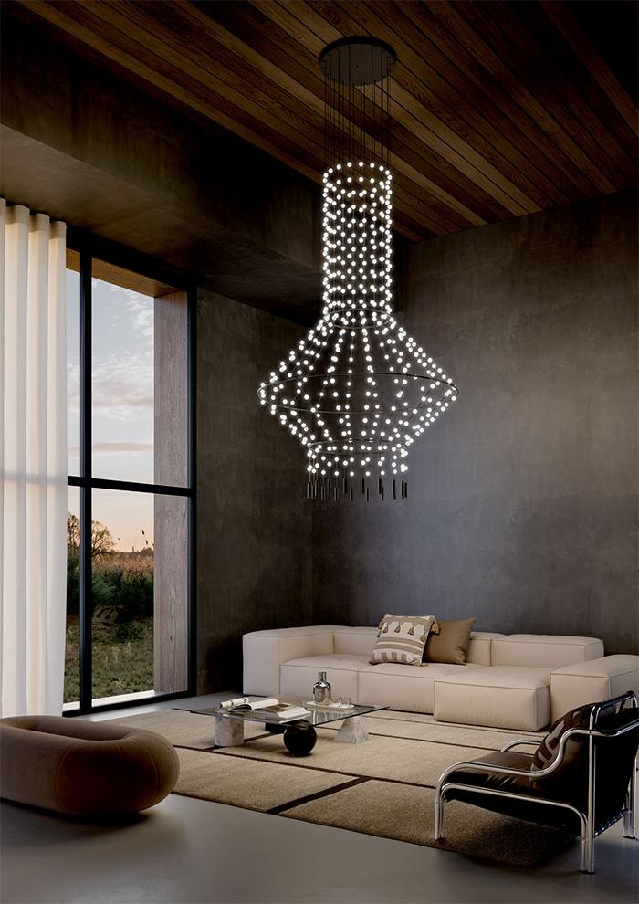 MARTINELLI LUCE lampe à suspension MULTIDOT composition 1