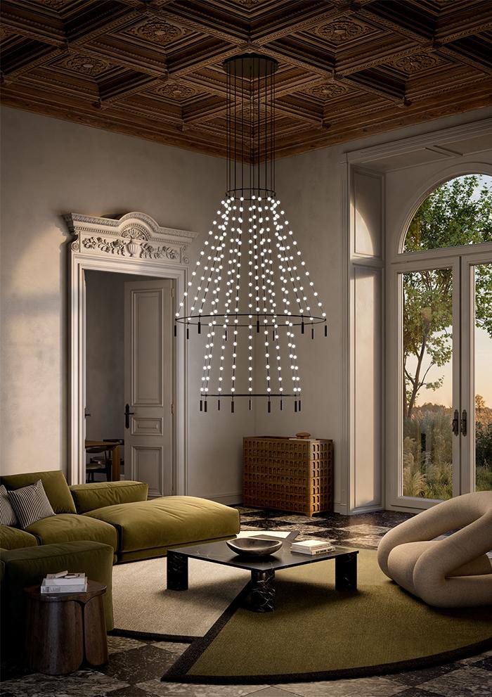 MARTINELLI LUCE lampe à suspension MULTIDOT composition 1