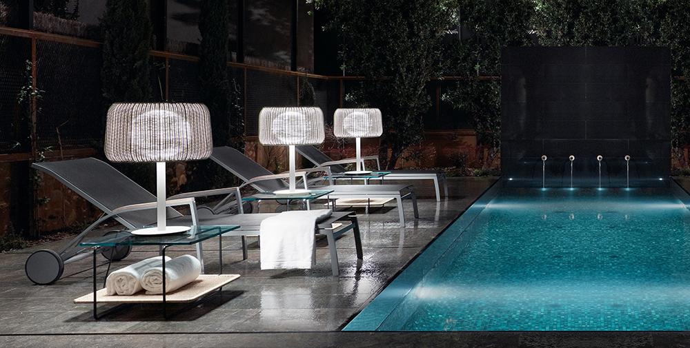 BOVER lampe de table pour extérieur FORA M