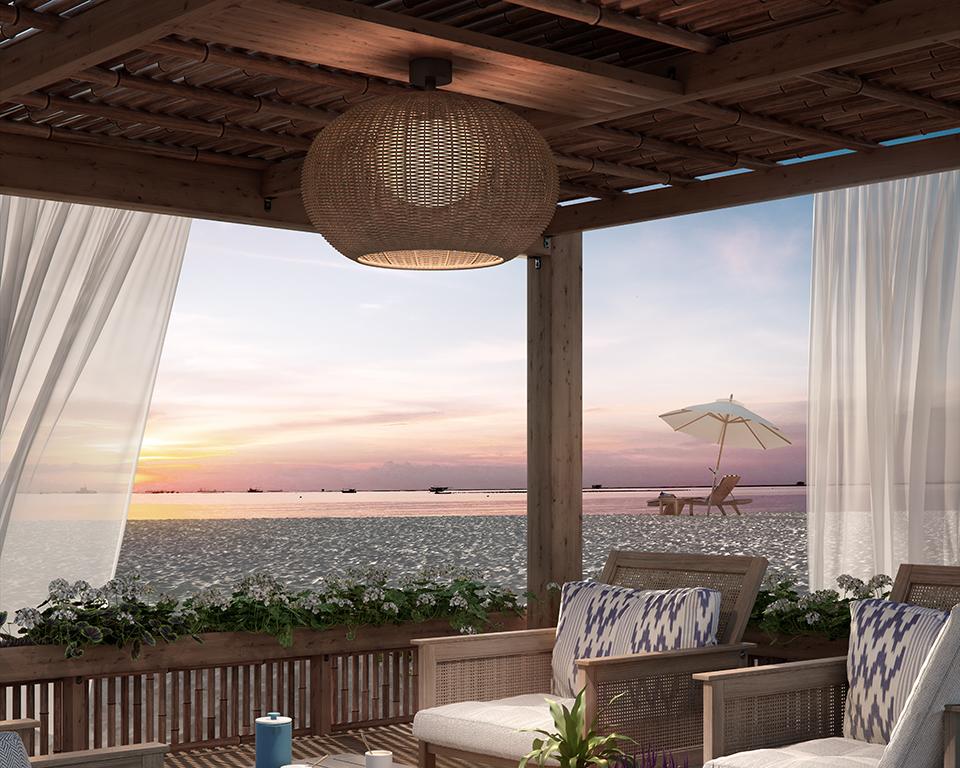 BOVER lampada da soffitto per esterni GAROTA PF/02 OUTDOOR