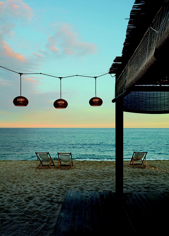 BOVER lampada a sospensione per esterni GAROTA CATENARY S/27/4L OUTDOOR