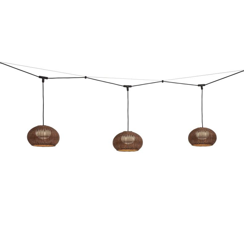 BOVER lampada a sospensione per esterni GAROTA CATENARY S/27/4L OUTDOOR