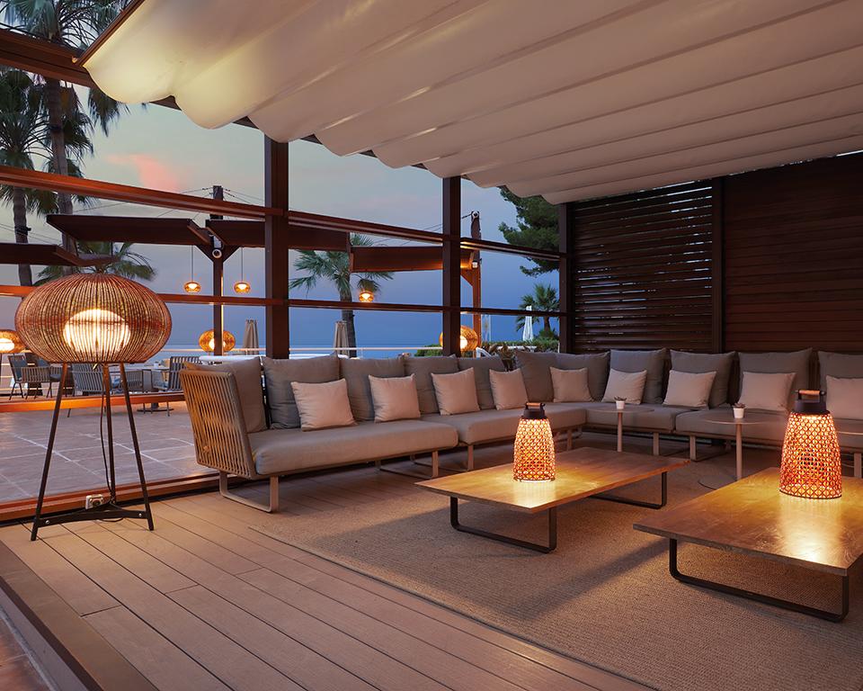 BOVER lampada da terra per esterni GAROTA P/02 OUTDOOR