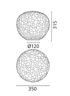 ARTEMIDE METEORITE TABLE