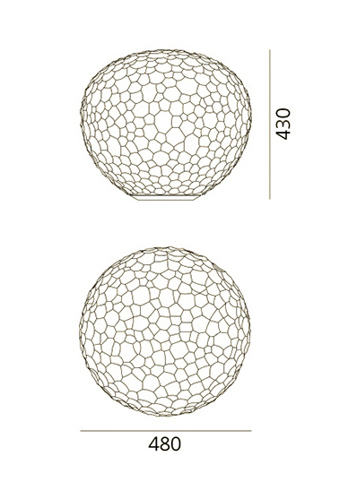 ARTEMIDE METEORITE TABLE