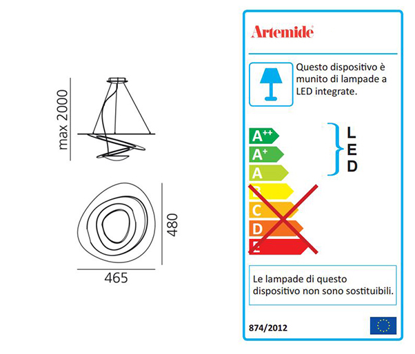 Artemide Pirce Micro