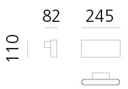 ARTEMIDE TWO FLAGS WALL