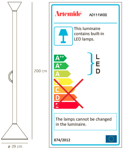 ARTEMIDE CALLIMACO LED