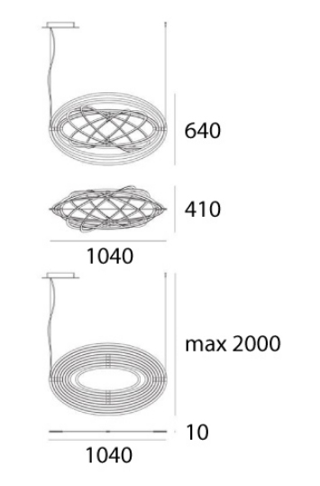 ARTEMIDE COPERNICO SUSPENSION