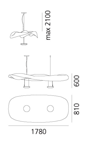 ARTEMIDE COSMIC ANGEL SUSPENSION