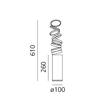 ARTEMIDE DECOMPOSE' LIGHT TABLE