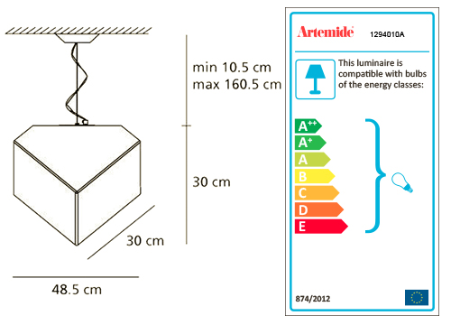 ARTEMIDE EDGE 30 SUSPENSION
