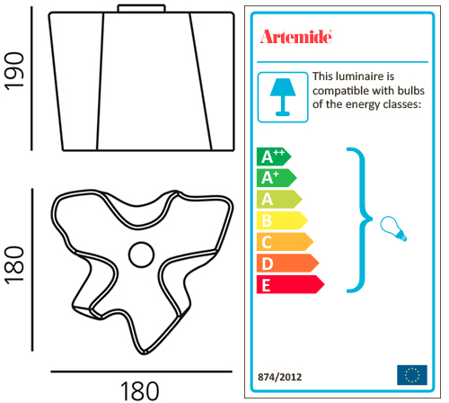 ARTEMIDE LOGICO MICRO CEILING