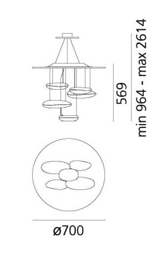ARTEMIDE MERCURY MINI SUSPENSION