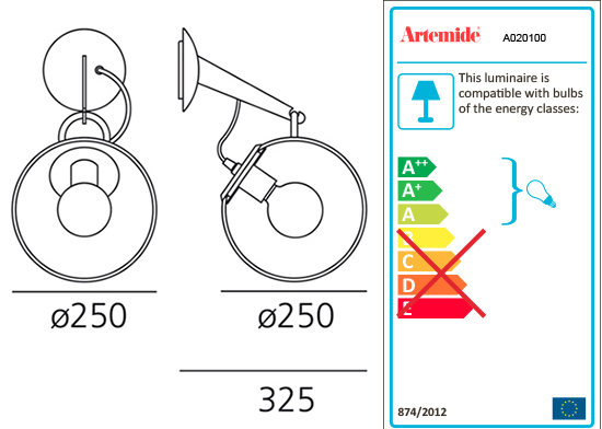 ARTEMIDE MICONOS WALL