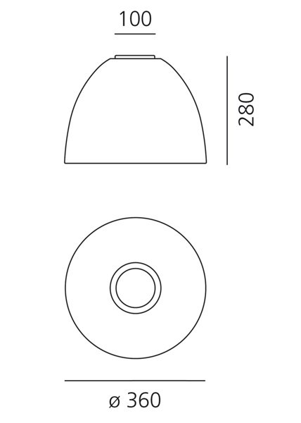 ARTEMIDE NUR MINI CEILING