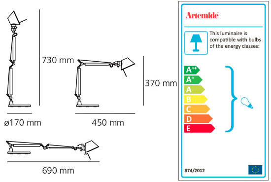 ARTEMIDE TOLOMEO MICRO