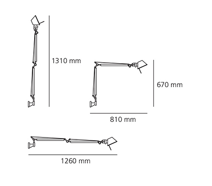 ARTEMIDE TOLOMEO WALL