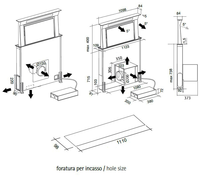 Falmec Downdraft