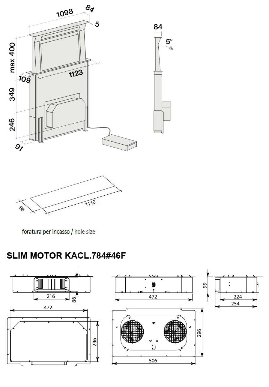 Falmec Downdraft