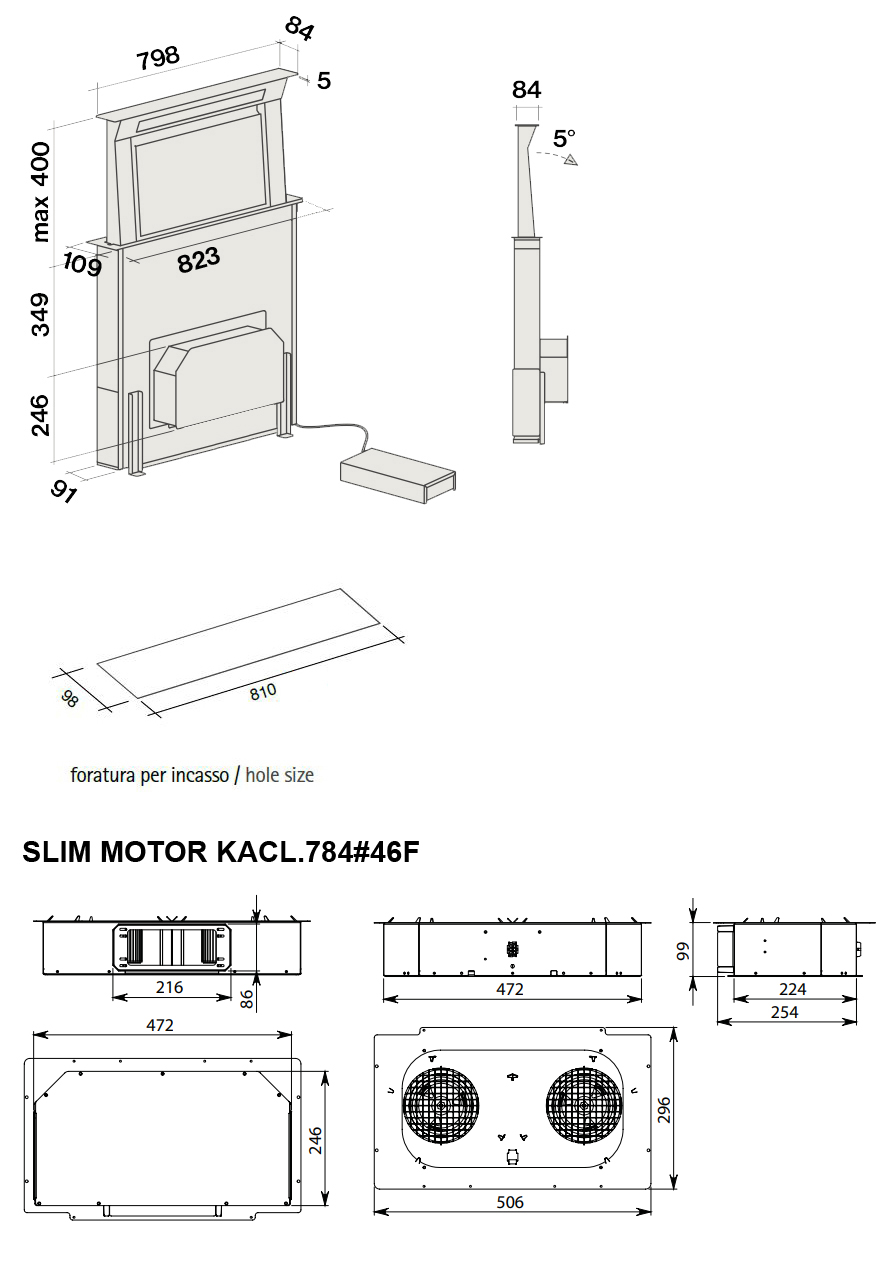 Falmec Downdraft