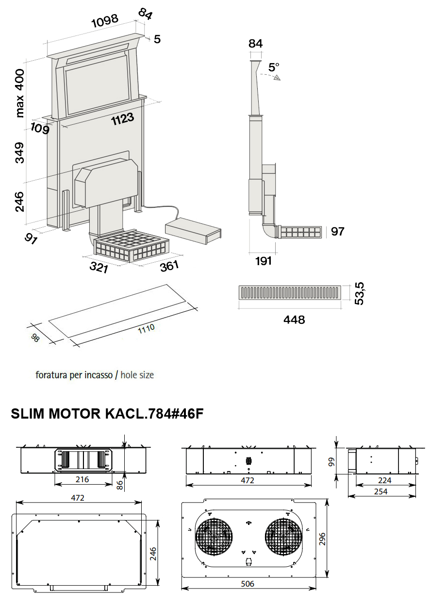 Falmec Downdraft