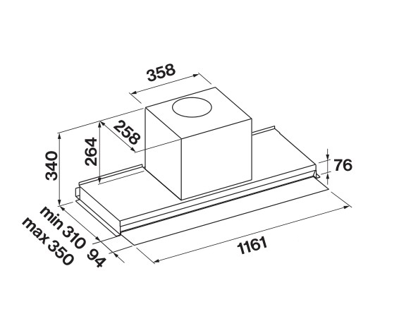 Falmec Virgola No-Drop Touch