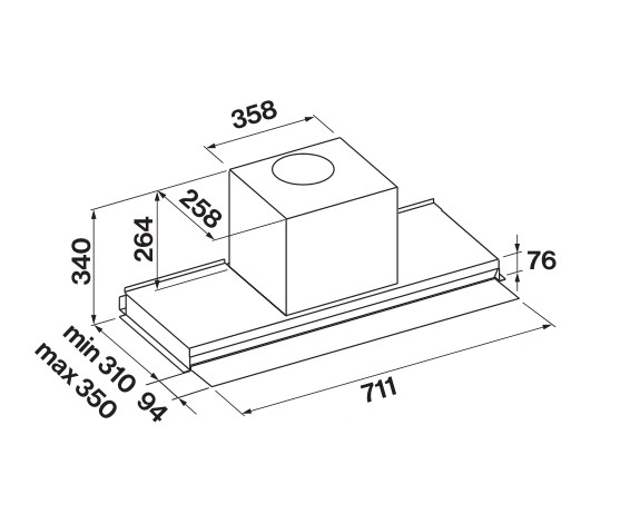Falmec Virgola No-Drop Touch