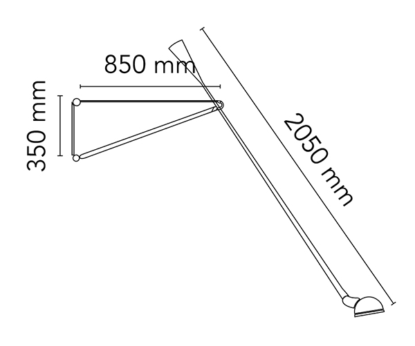 flos f265 sizes