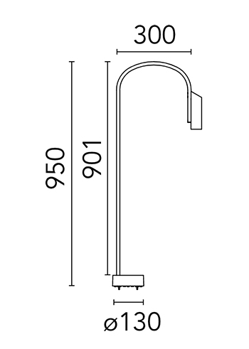 Flos Caule Bollard