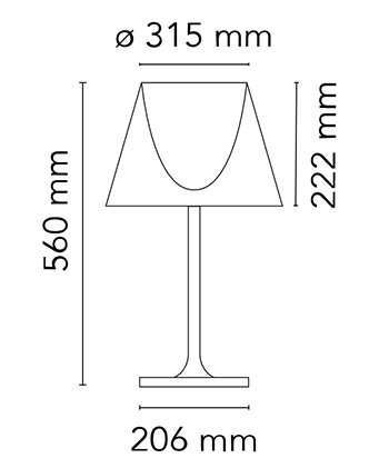 Flos Ktribe t1 sizes