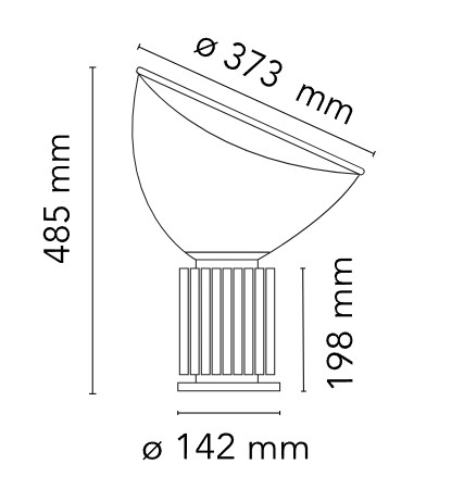 flos taccia small sizes