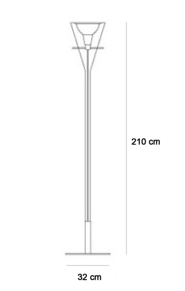 fontana arte flute sospensione