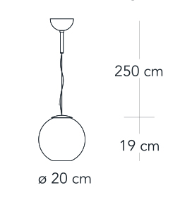 Fontana Arte Globo di luce