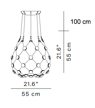 Luceplan Mesh 55