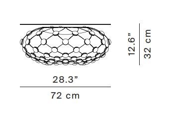 Luceplan Mesh plafoniera