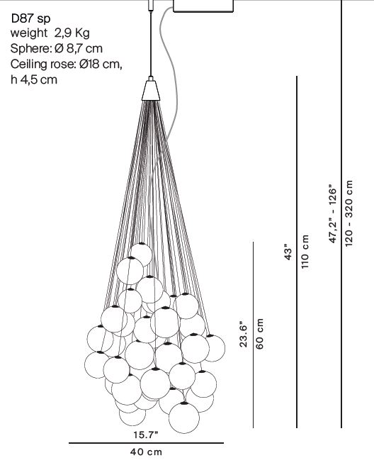 Stochastic Luceplan 48 elementi