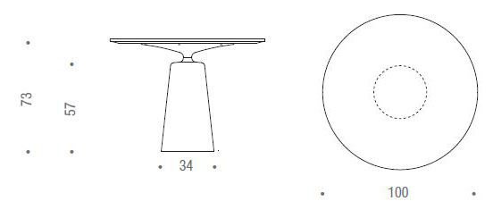 MDF Rock table