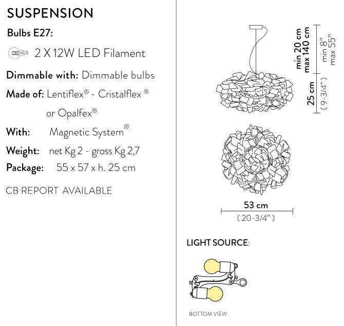 Slamp Clizia Pixel