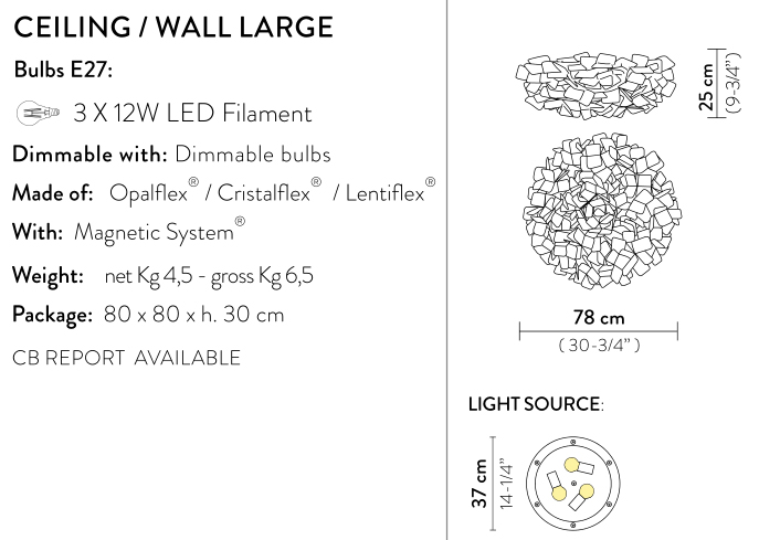 slamp clizia wall large