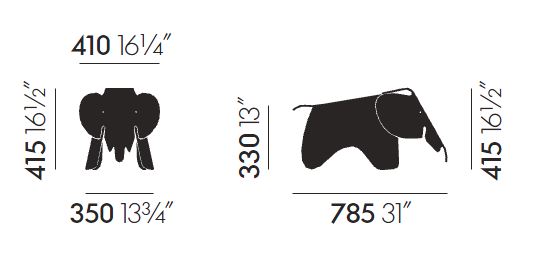 Vitra Elephant misure