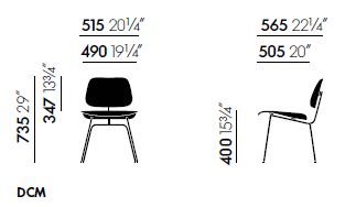 vitra plywood dcm sizes