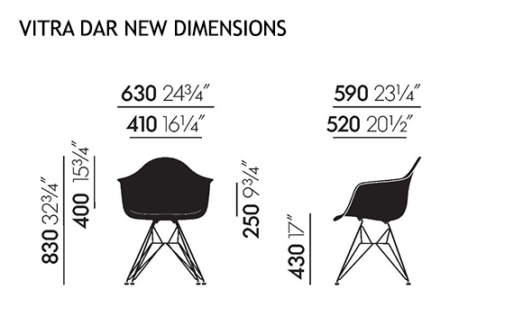 Vitra DAR Nuove dimensioni