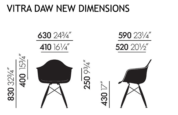 Vitra DAW Nuove dimensioni