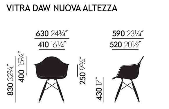 Vitra DAW Nuove dimensioni