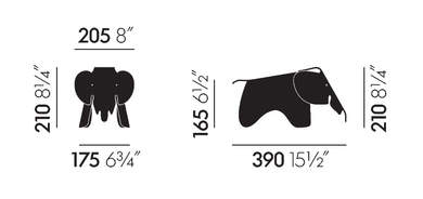 Vitra Elephant Small misure