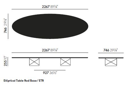 vitra elliptical table etr sizes